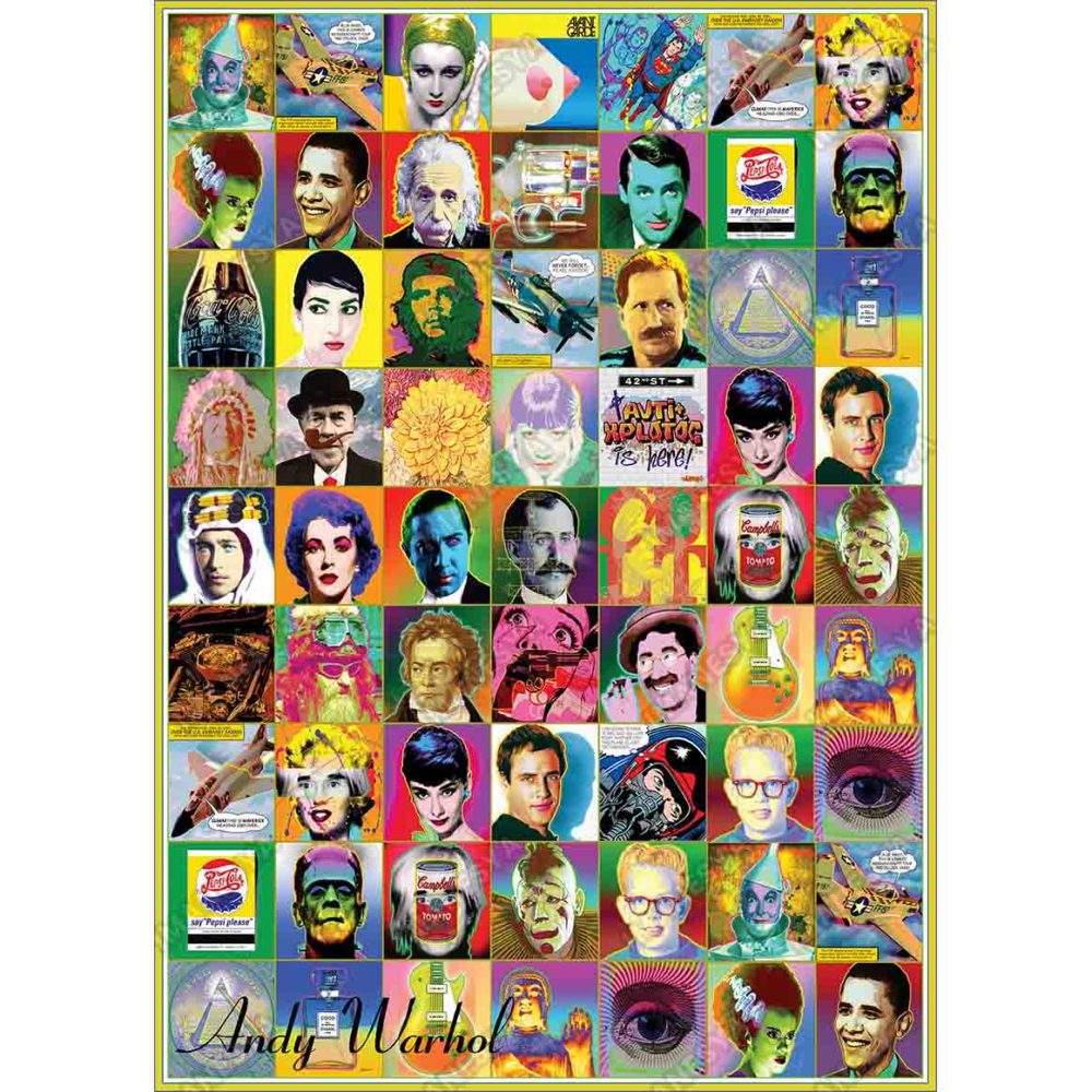Personajes por  Andy Warhol  Pintura