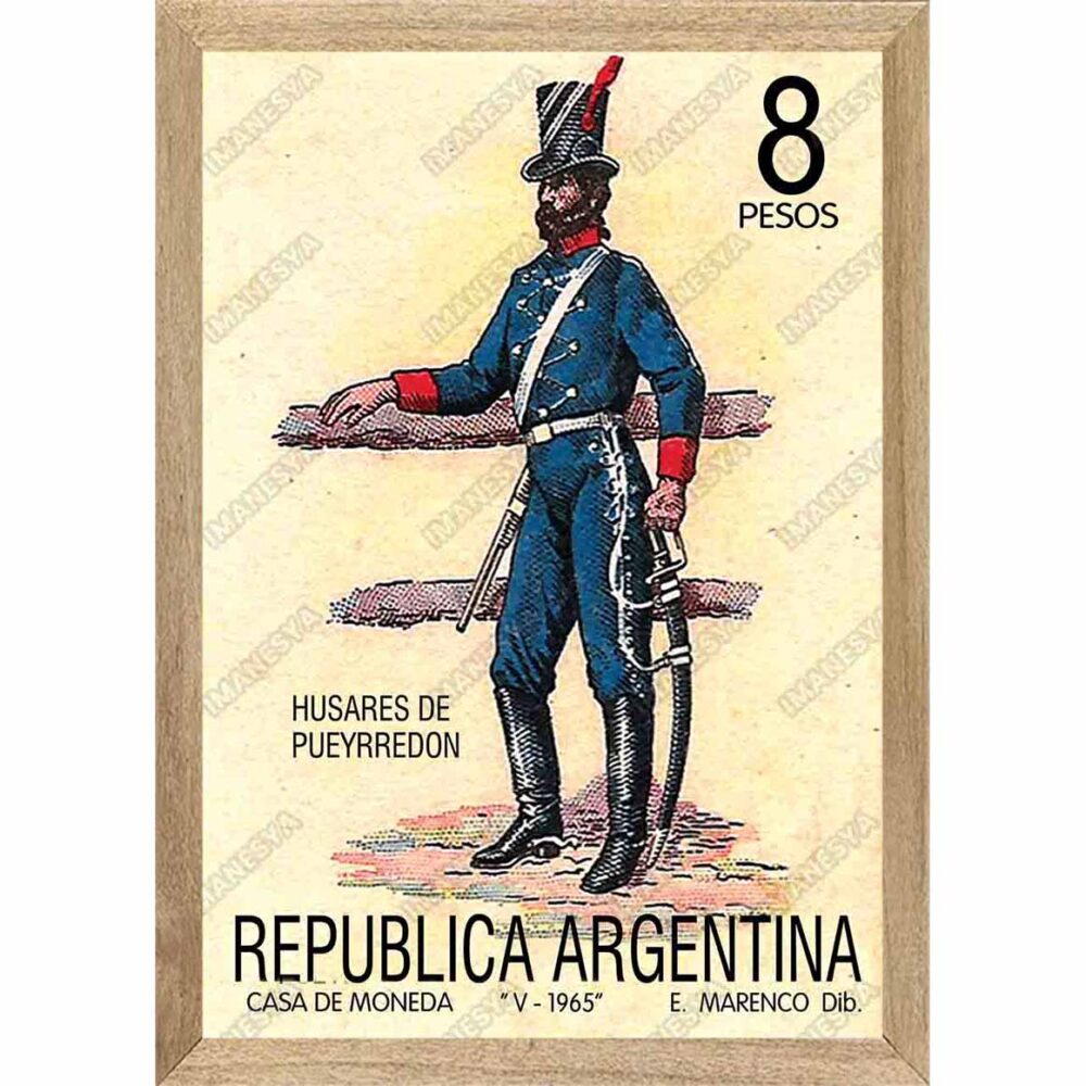 Argentina Soldados Pinturas Estampillas