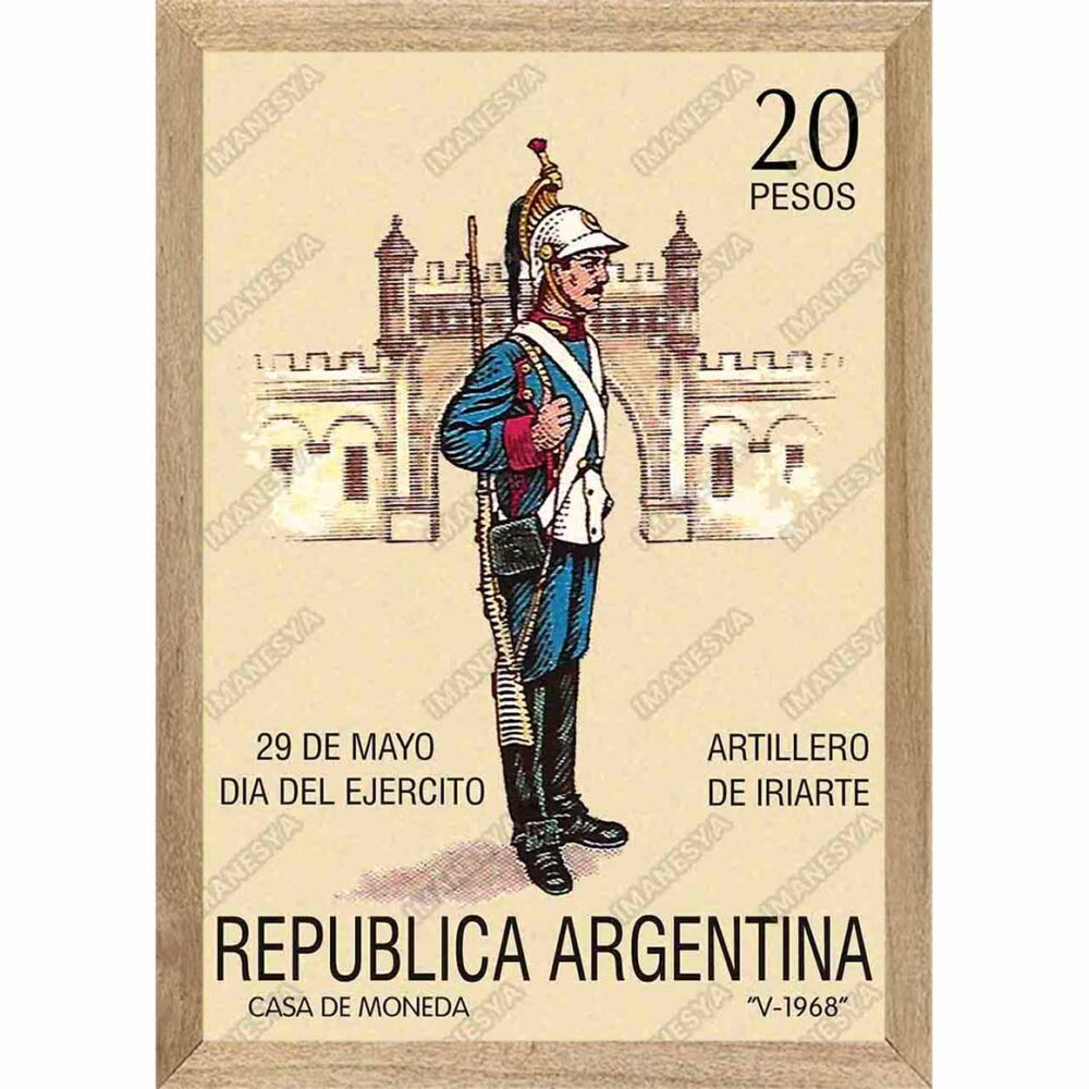 Argentina Soldados Pinturas Estampillas